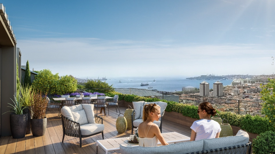 Appartements de luxe avec des vues spectaculaires près du Bazar de Beşiktaş et du Bosphore!