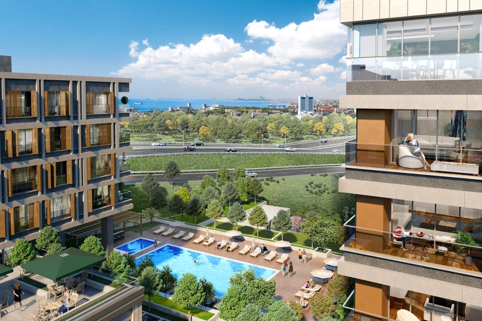 Ready to move apartment in Kadikoy area with Bosphorus view - Image 2