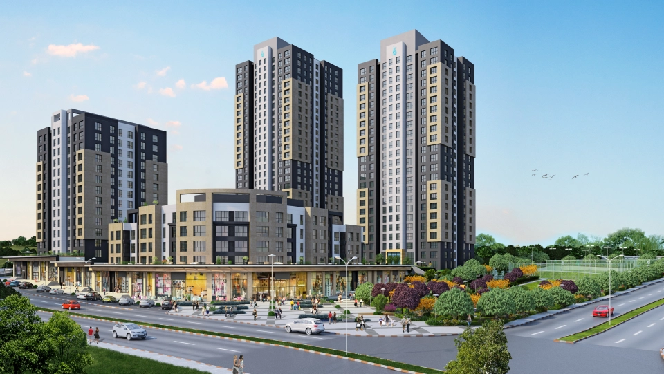 Luxueux appartements à Avcılar adaptés à la citoyenneté