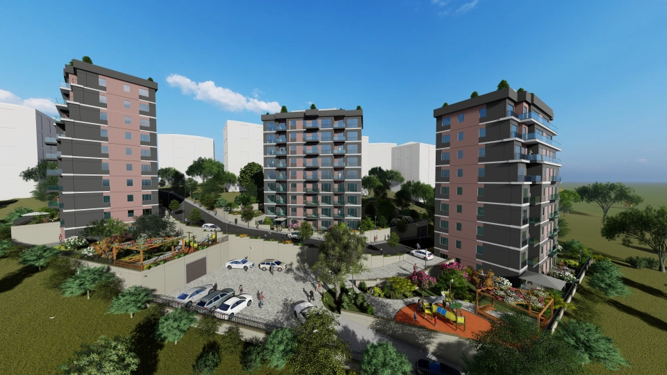 İstanbul'un Kağıthane semtinde modern ve yeni bir hayata başlayacak daireler