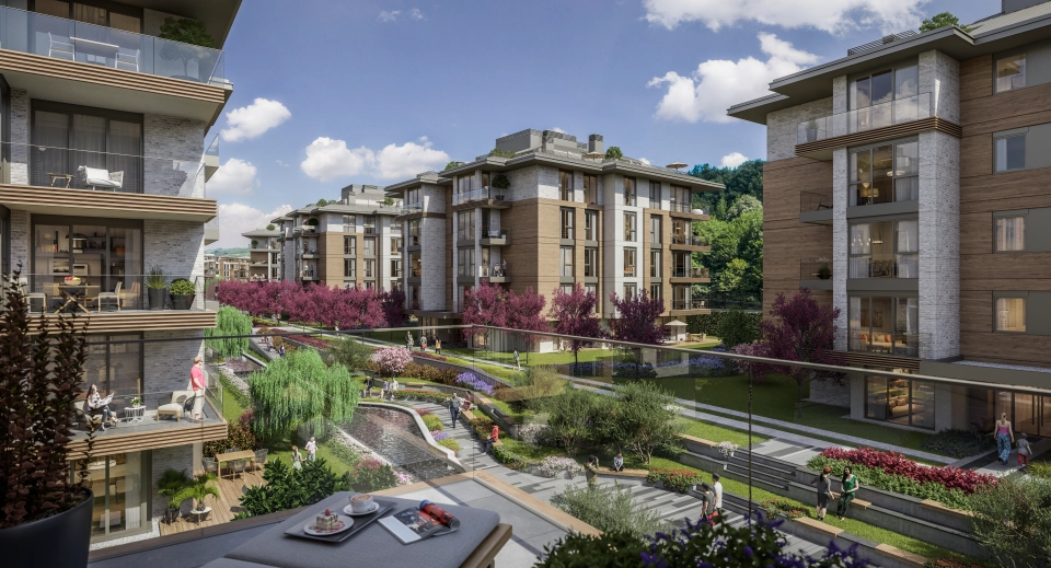 Luxury apartment in the heart of the forests of Istanbul