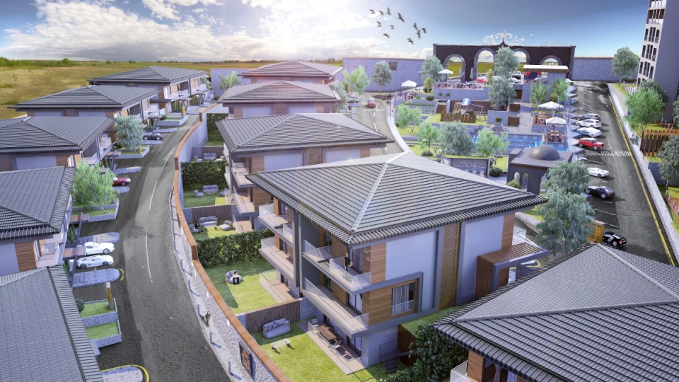 Bahçeşehir'de lüks yaşam için villalar