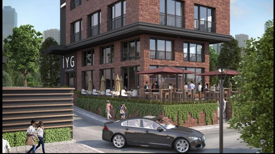 İstanbul'un Ataşehir semtindeki dükkanlar