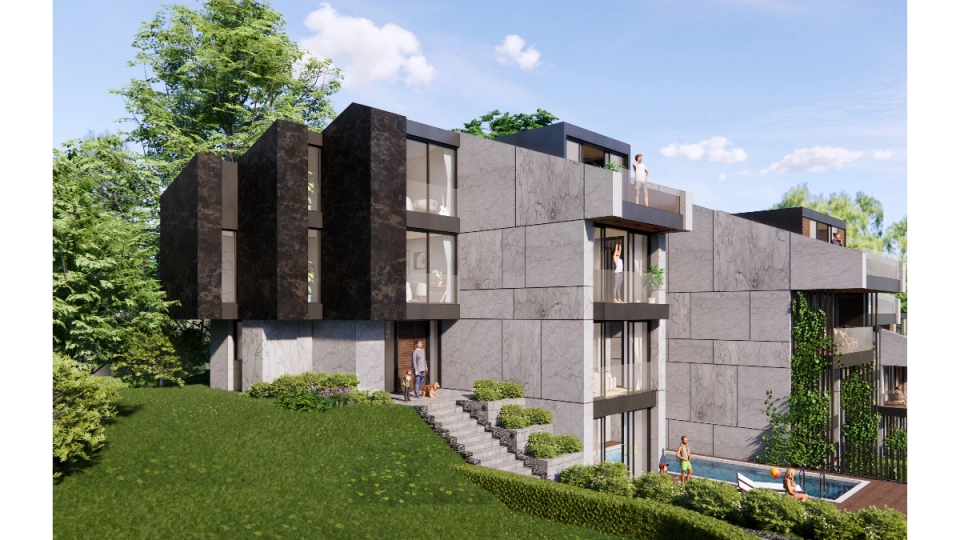 ویلاهایی لوکس و با معماری بسیار خاص در بهترین منطقه استانبول