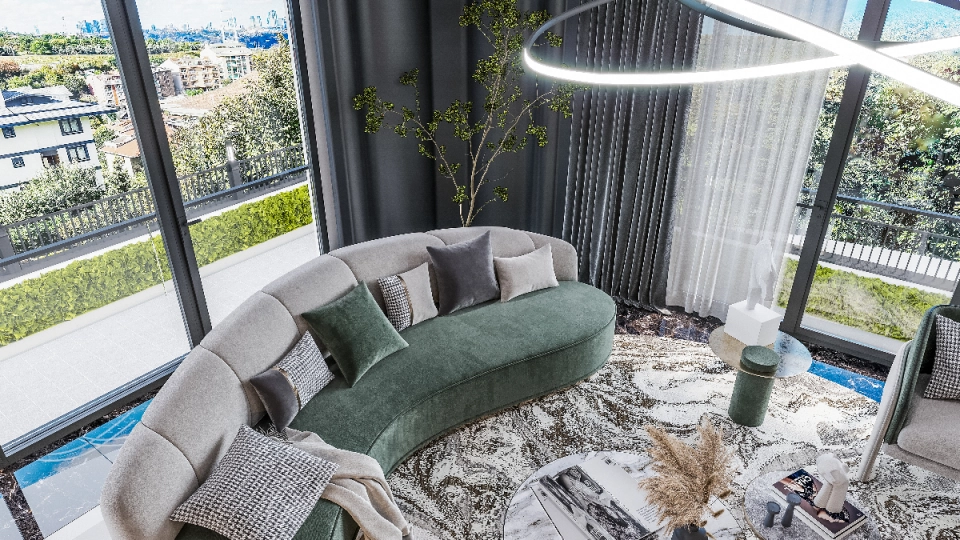 An apartment with a view of the Bosphorus and close to two metro lines M4 and M5 - Image 3