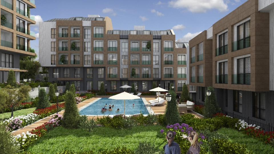 Deniz Manzaralı ve E5 ve E-80 Otoyollarına Kolay Erişime Sahip Lüks Daireler