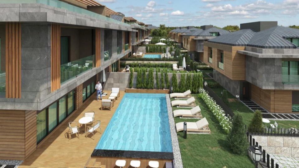 İstanbul'un Gelişmekte Olan Bölgesinde Özel Havuzlu ve Nefes Kesen Deniz Manzaralı Lüks Villalar - Image 4