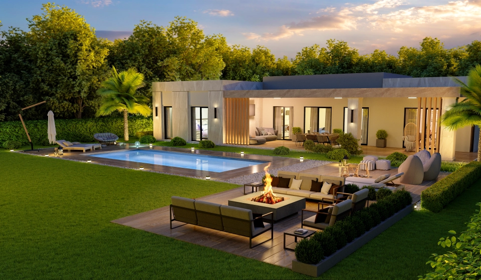 Villas with sea and lake view together - Image 2