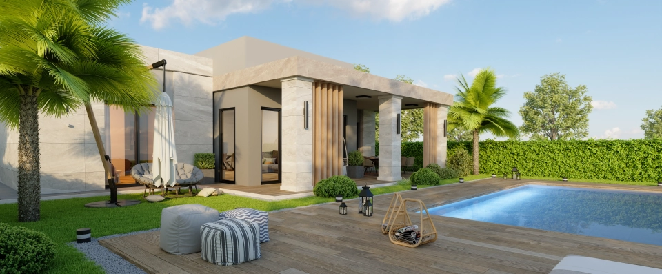 Villas with sea and lake view together - Image 3