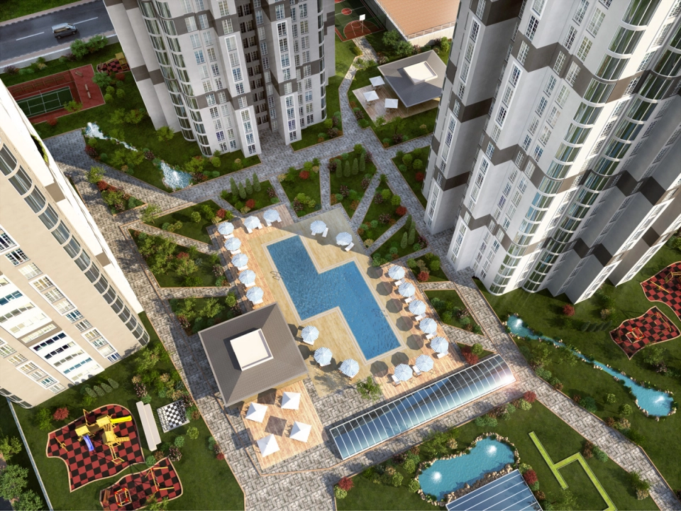 Residence in the centre of modern Istanbul