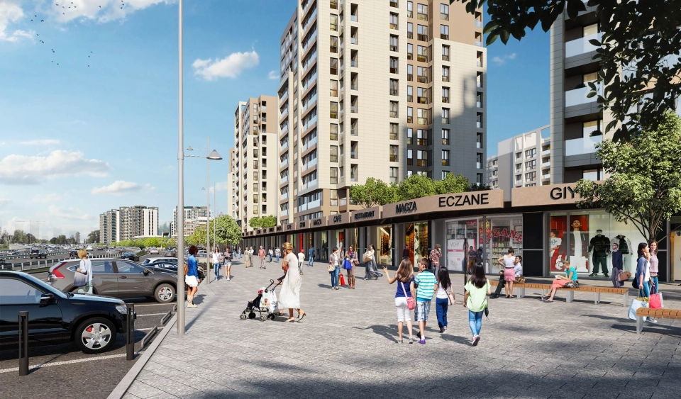 آپارتمانی با دسترسی اسان به وسایل حمل و نقل عمومی در منطقه باشاک شهیر - Image 2