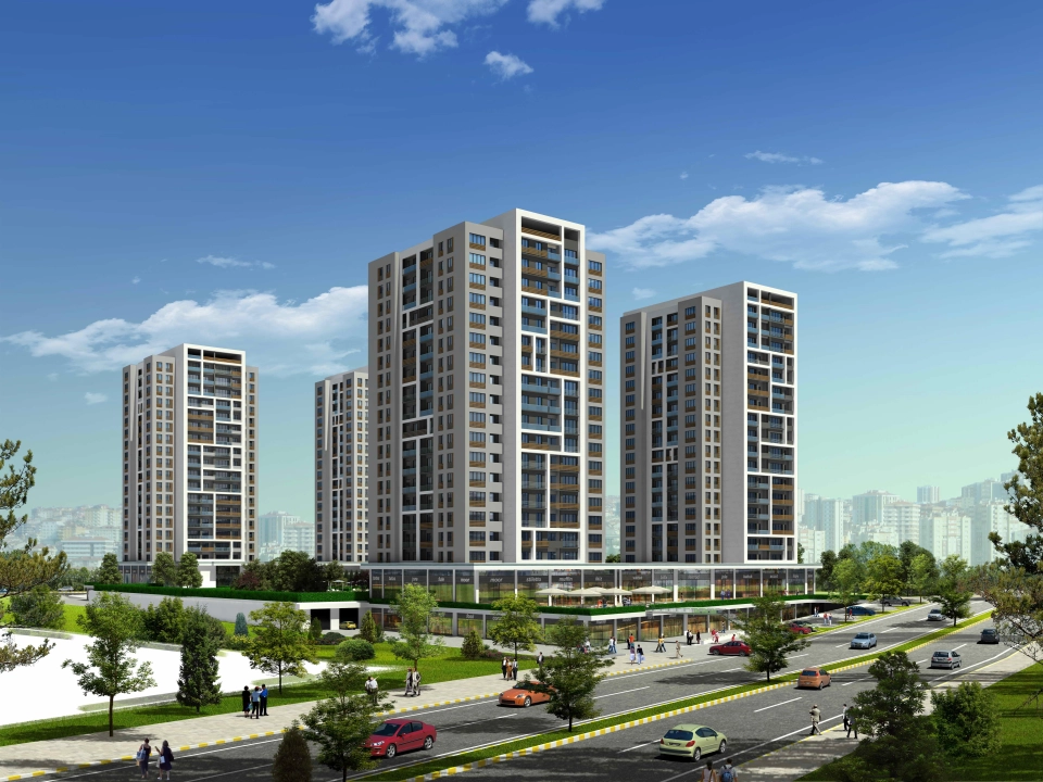 Apartments in west Istanbul with sea view suitable for living and investing